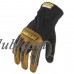 Ironclad Ranchworx Leather Gloves, Black/Tan, Large   555716205